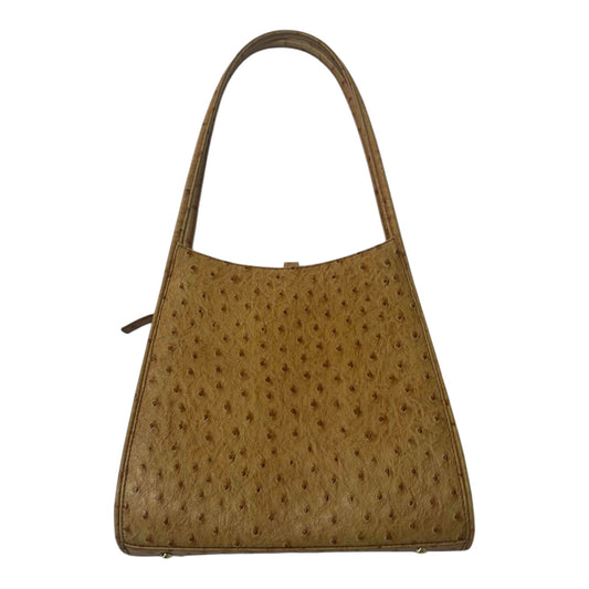Vintage Prada Ostrich Leather Shoulder Bag | Rare Y2K Archive Purse