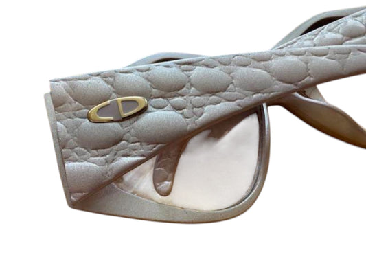 Christian Dior Oversized Sunglasses – White Frame