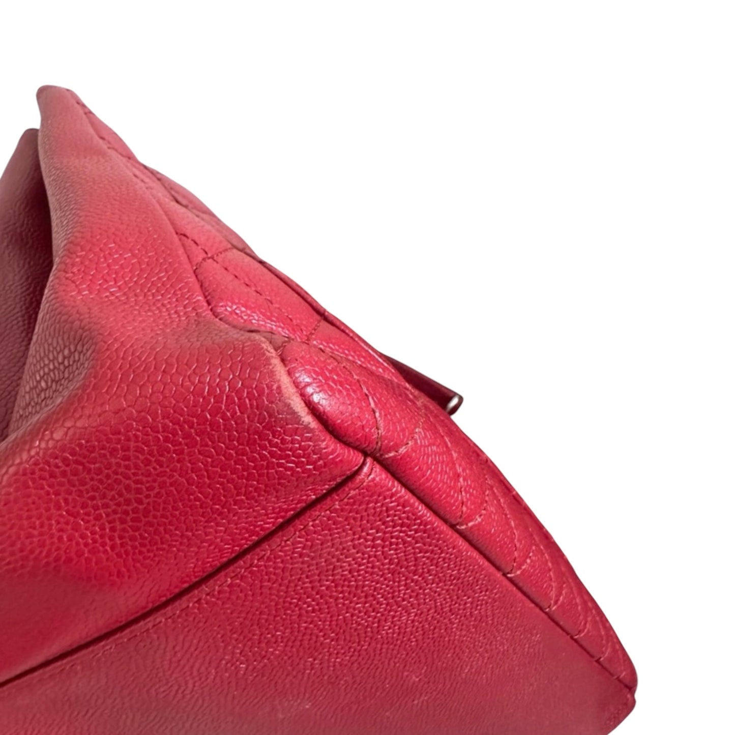 CHANEL GST Grand Shopping Tote | Red Caviar Leather