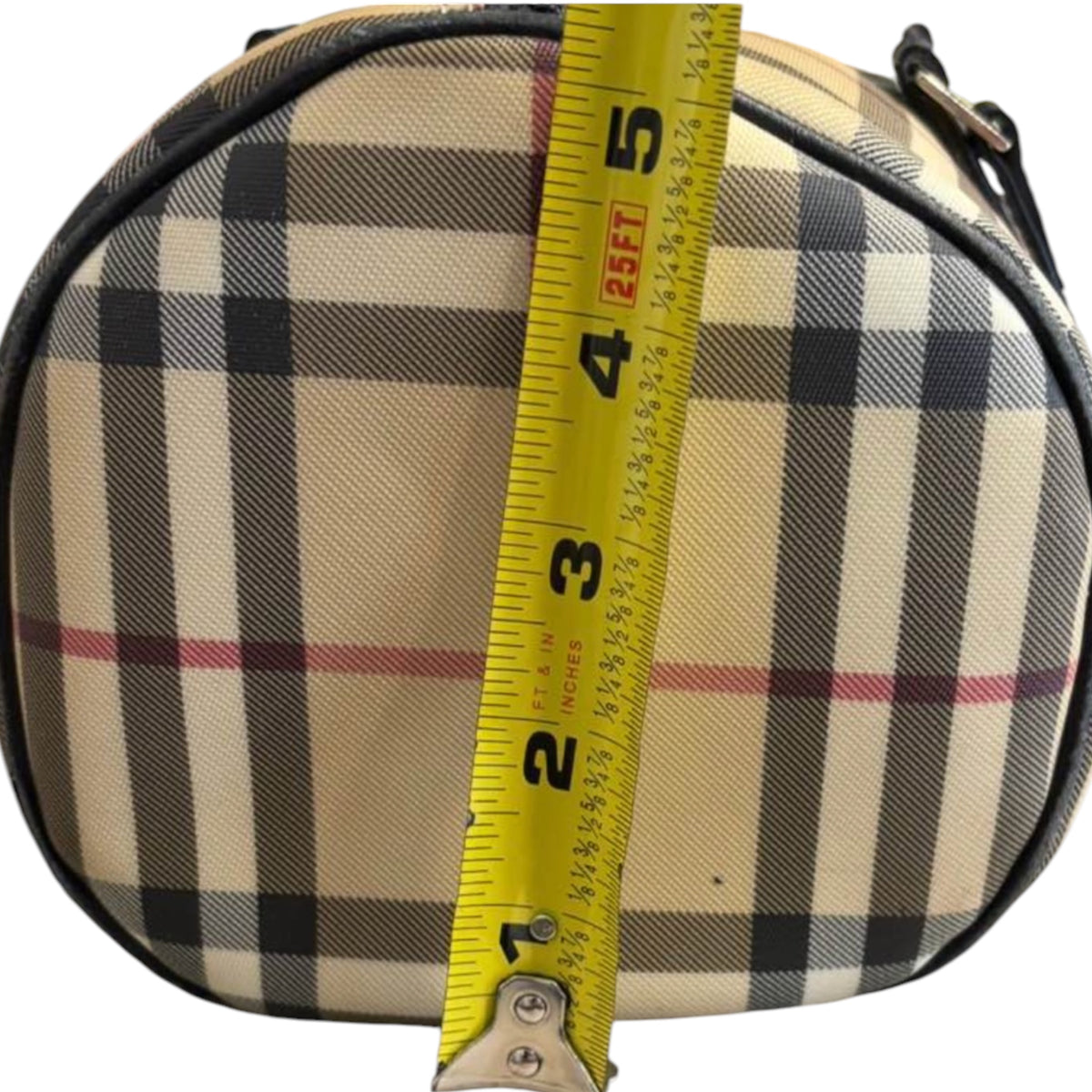 Burberry Nova Check Barrel Bag