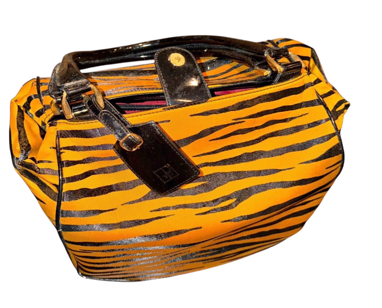 Diane Von Furstenberg Tiger Print Mini Shoulder Bag