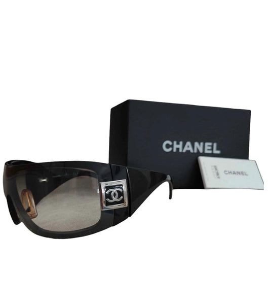 Chanel Shield Sunglasses – CC Logo Oversized