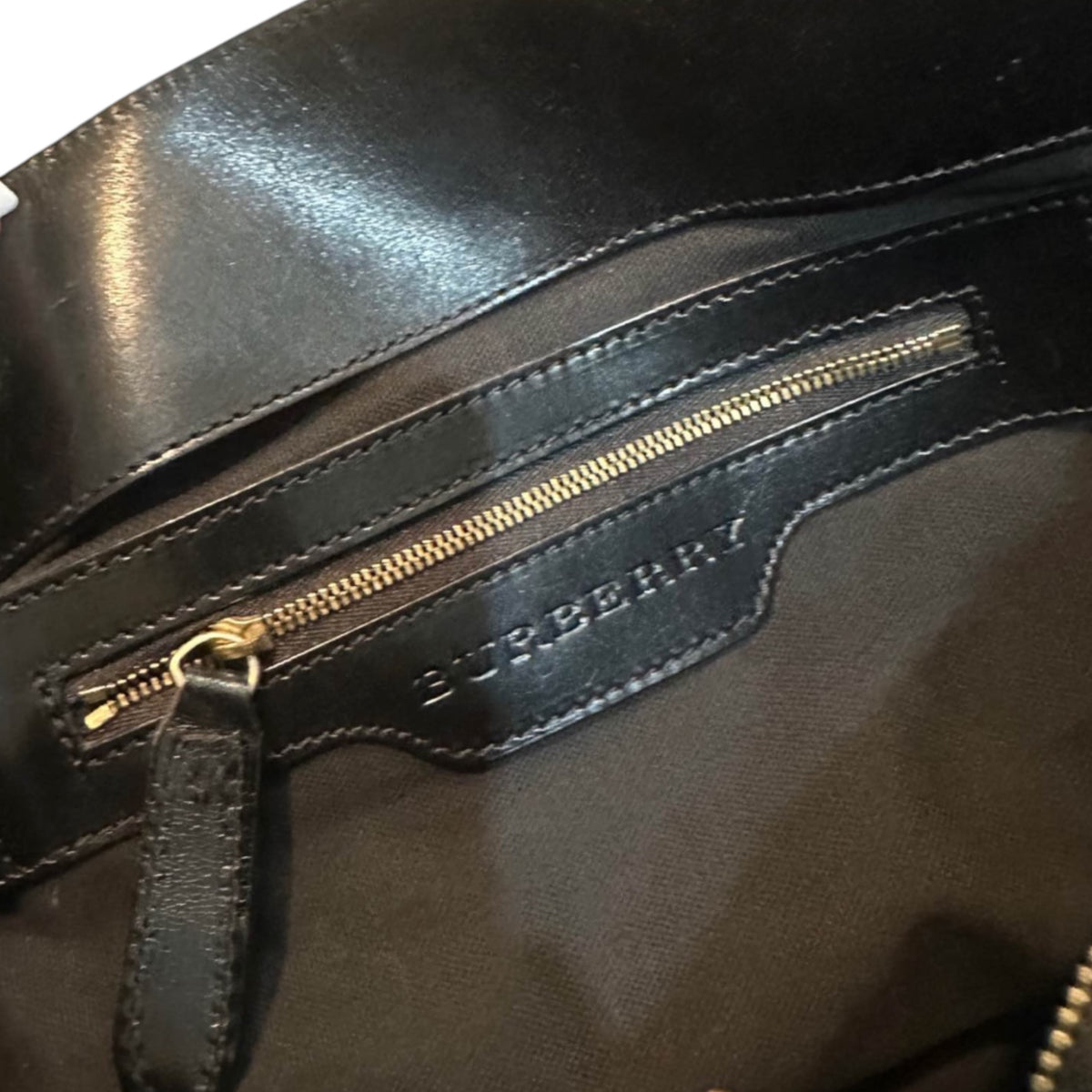 Burberry Prorsum Nova Check Multi-Buckle Warrior Tote