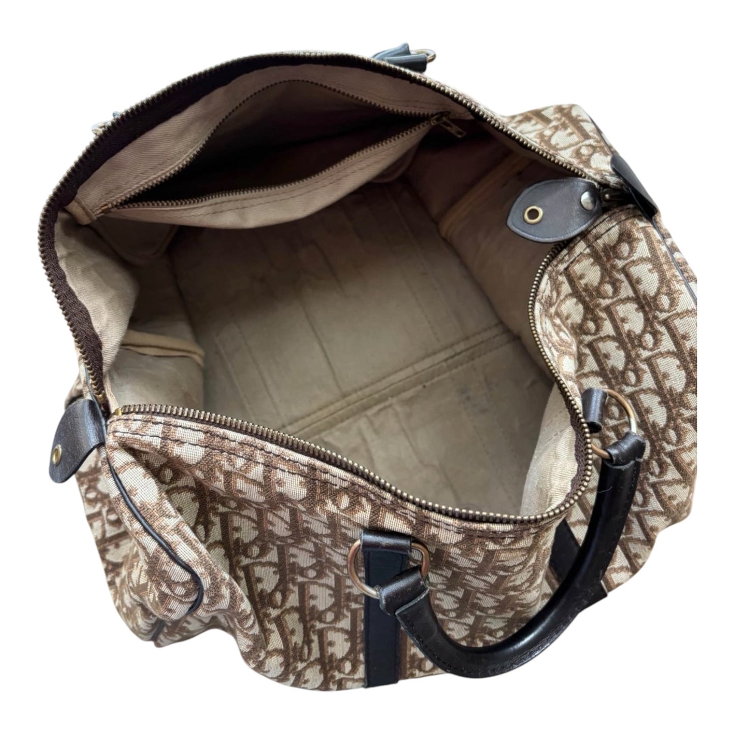 Christian Dior Diorissimo Monogram Weekender Travel Bag