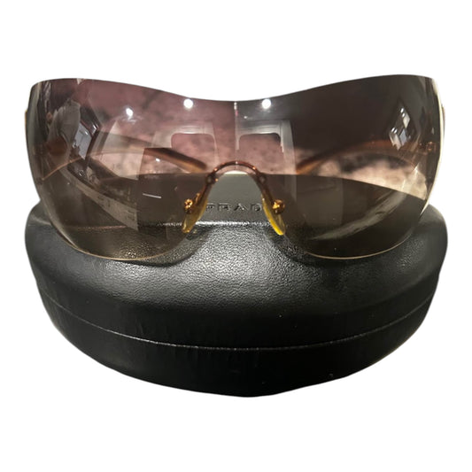 Prada SPR 54G Shield Sunglasses – Brown Gradient Tortoiseshell