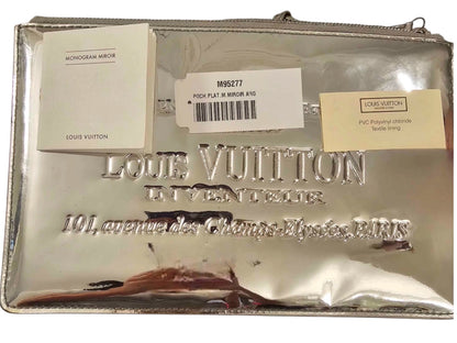 Louis Vuitton Silver Miroir Pochette Bag