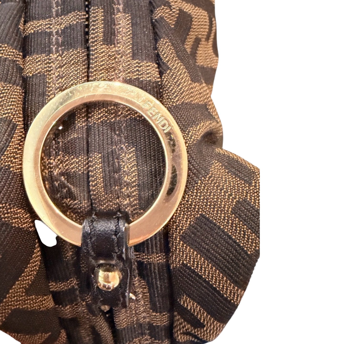 Fendi Zucca FF Canvas Hobo Bag