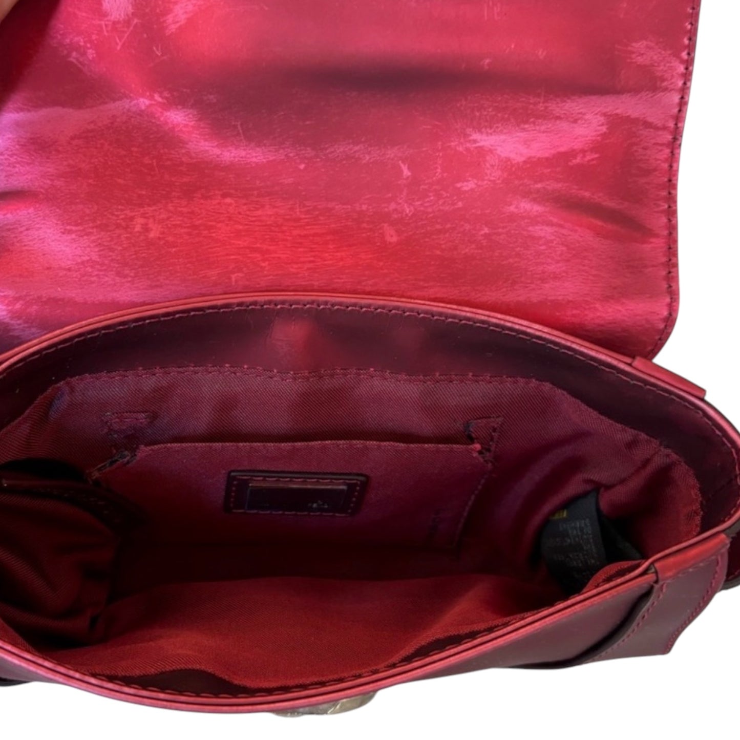 Limited Edition Fendi Metallic Red Clutch