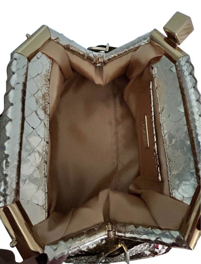 Versace Gold Python Medusa Satchel
