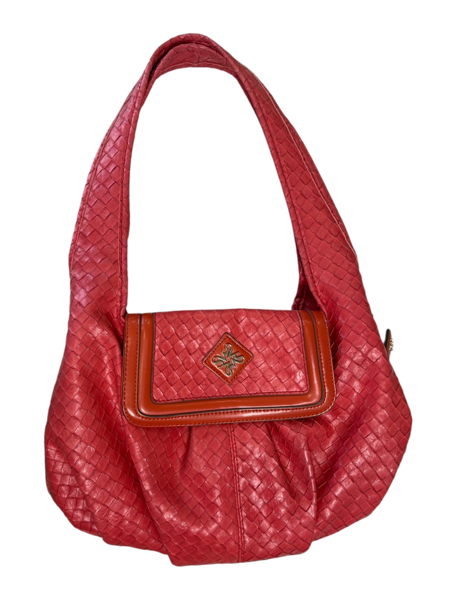 Vera Wang Woven Leather Hobo Bag 2007