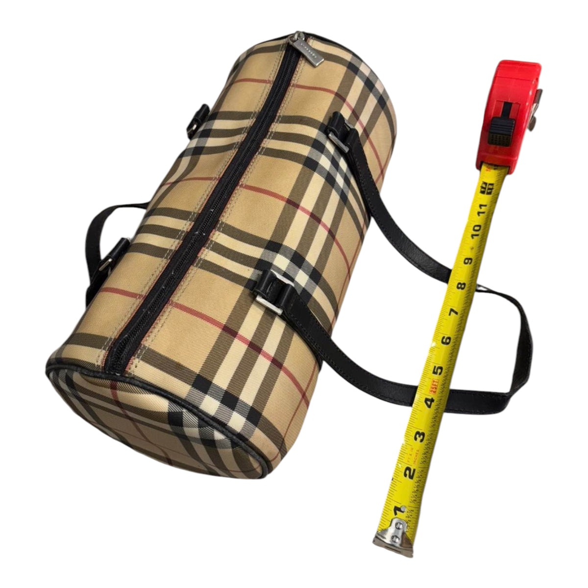 Burberry Nova Check Barrel Bag