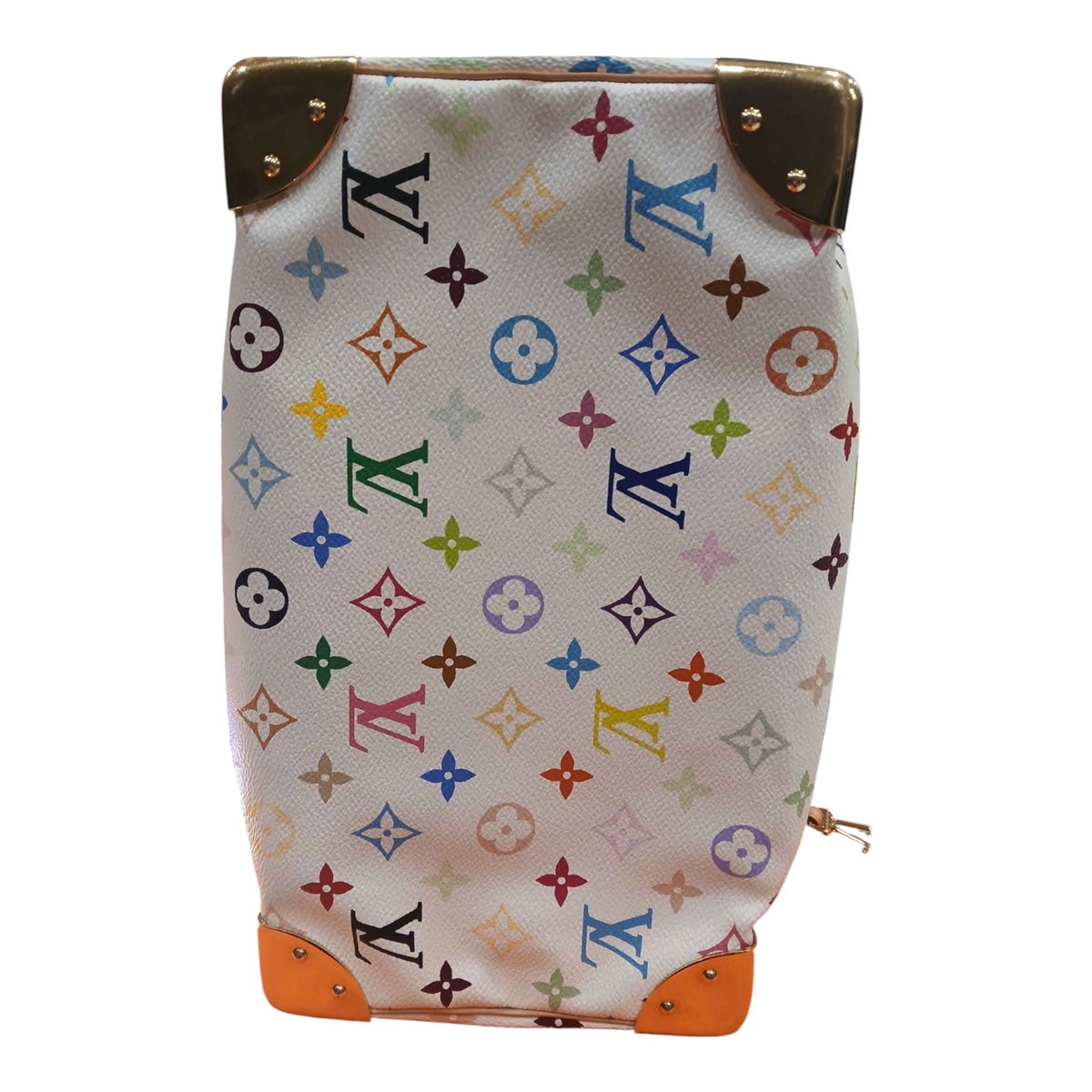 Louis Vuitton x Takashi Murakami Monogram Multicolore Speedy — White