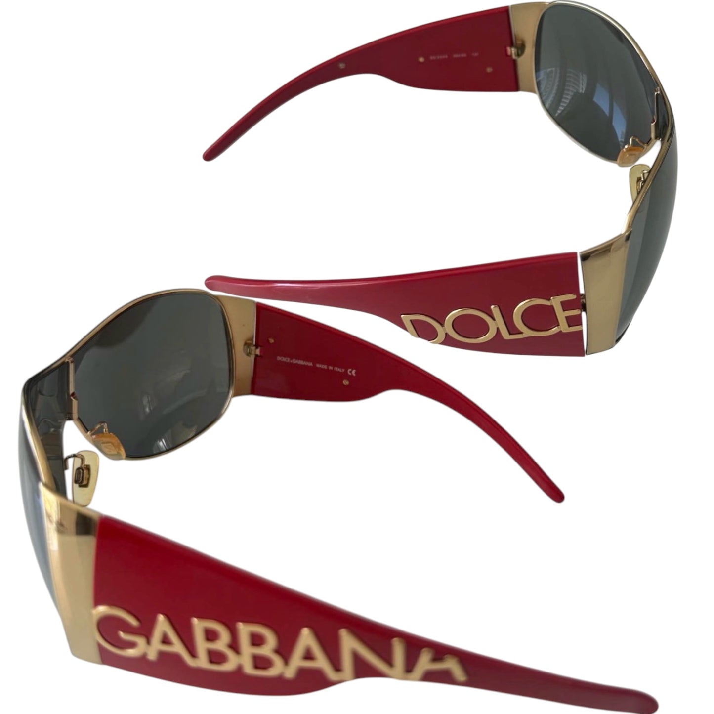 Dolce & Gabbana Logo Shield Sunglasses