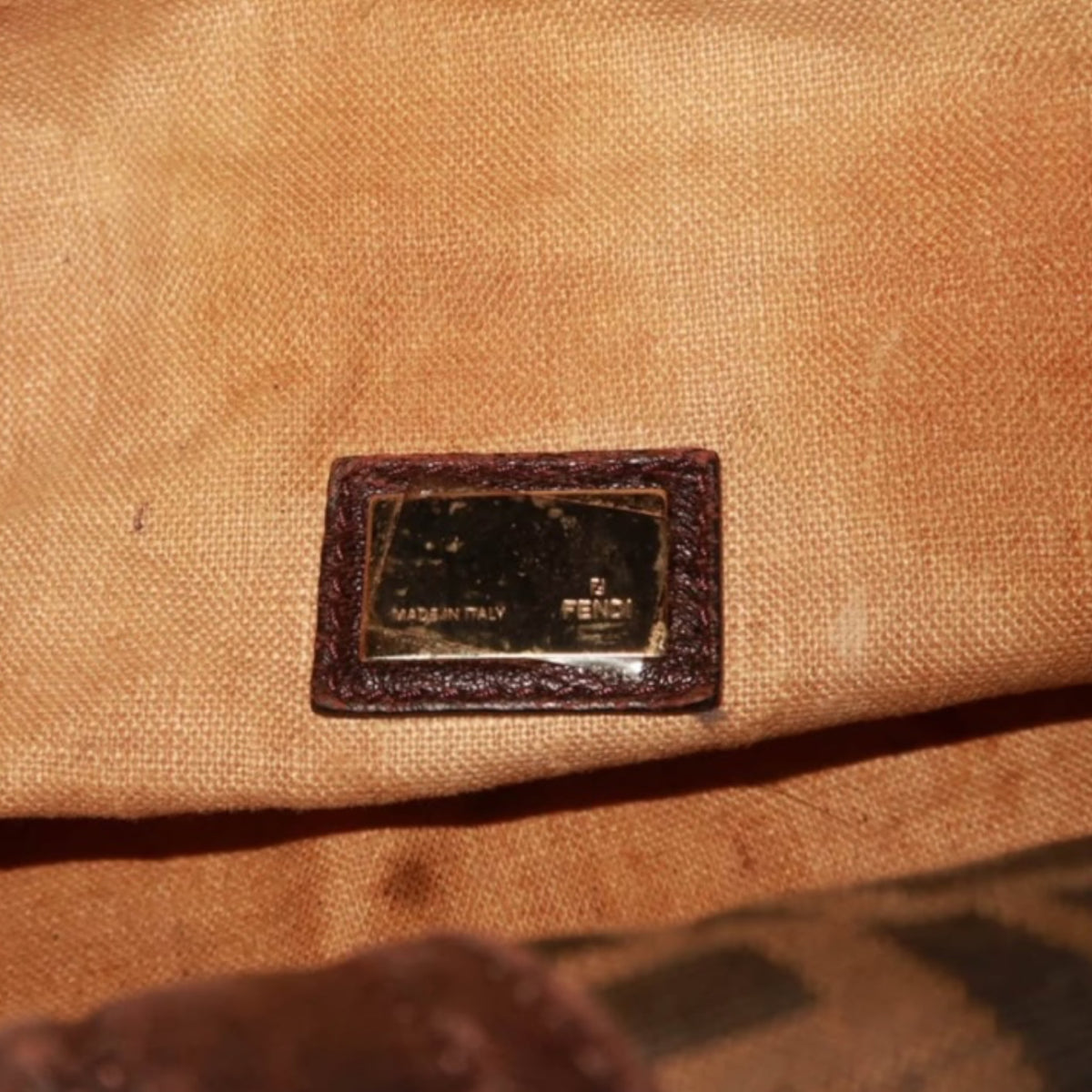 Fendi Zucca Spy Bag
