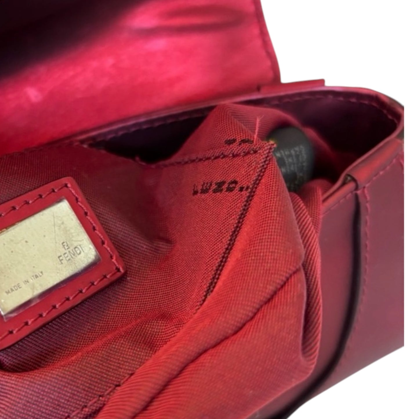 Limited Edition Fendi Metallic Red Clutch