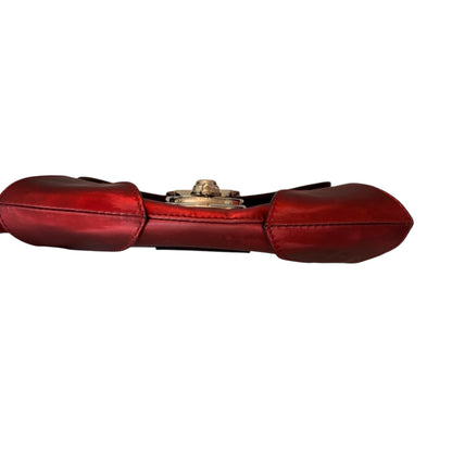 Limited Edition Fendi Metallic Red Clutch