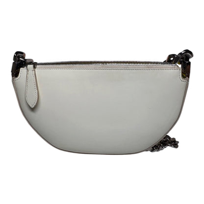 Burberry White Leather Chain Shoulder Bag