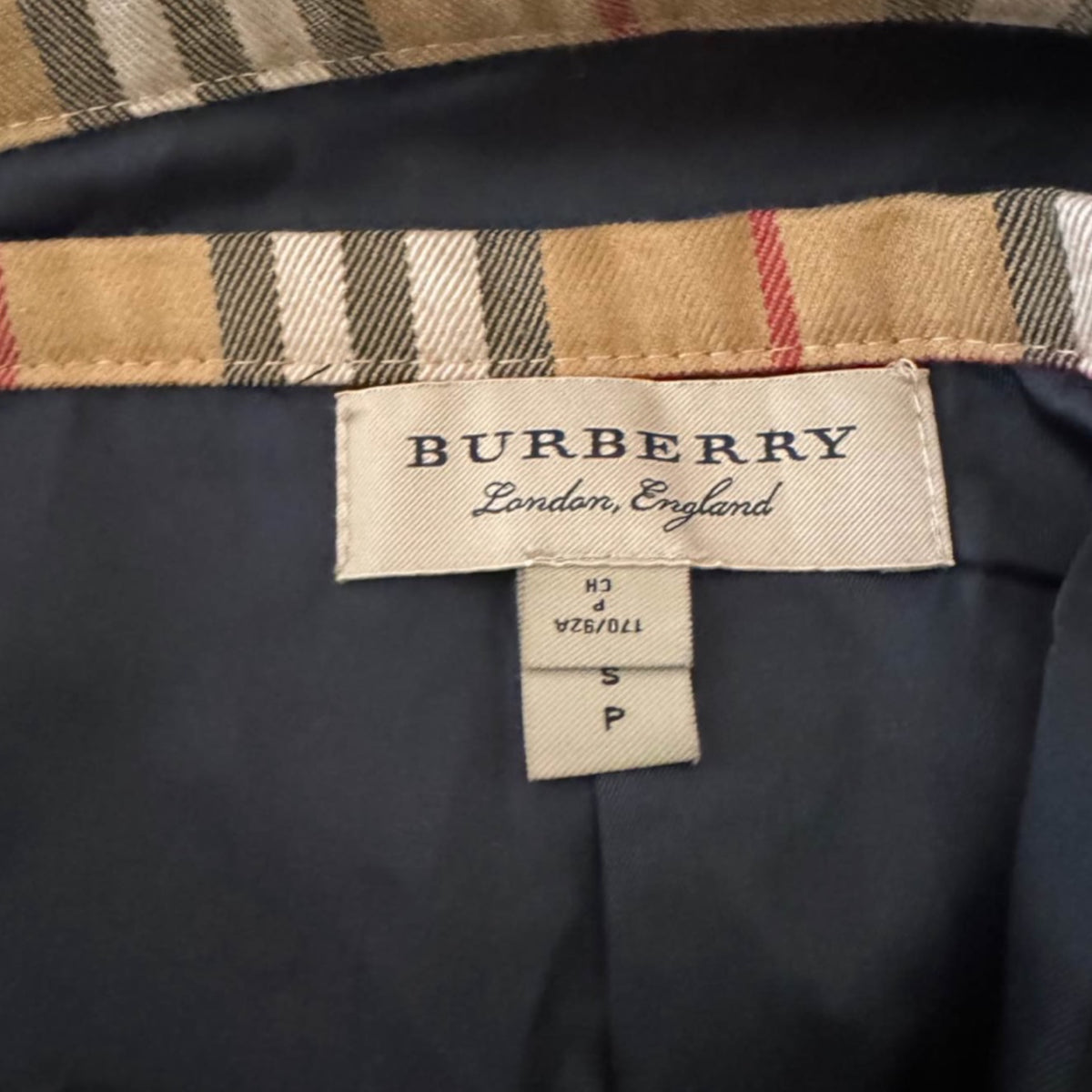 Burberry Nova Check Buckle Pleated Mini Skirt