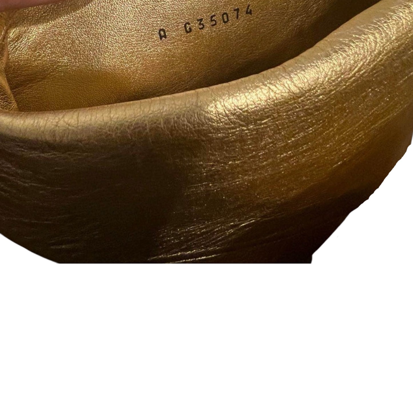 Chanel Gold Embellished Boots