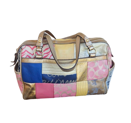 Coach Patchwork Satchel Bag