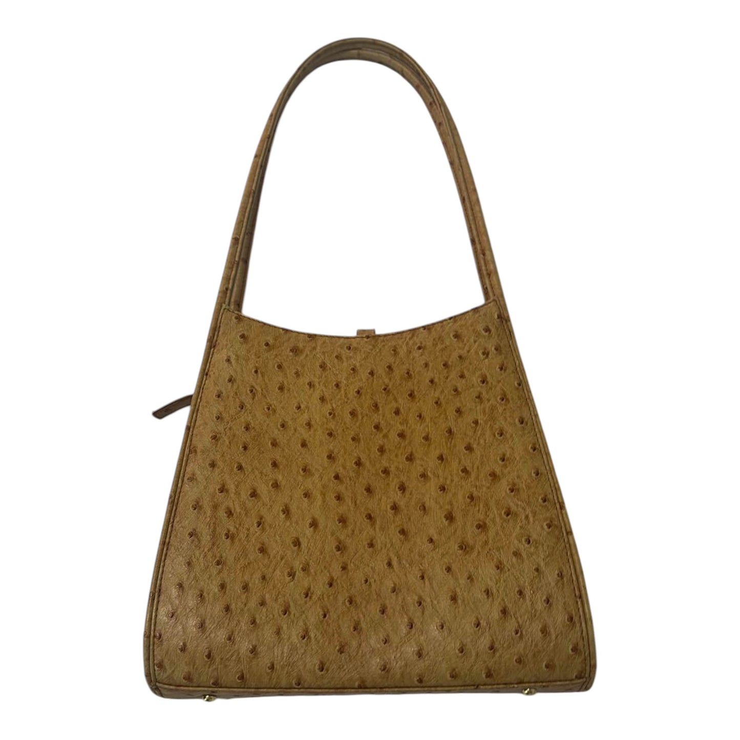 Vintage Prada Ostrich Leather Shoulder Bag | Rare Y2K Archive Purse