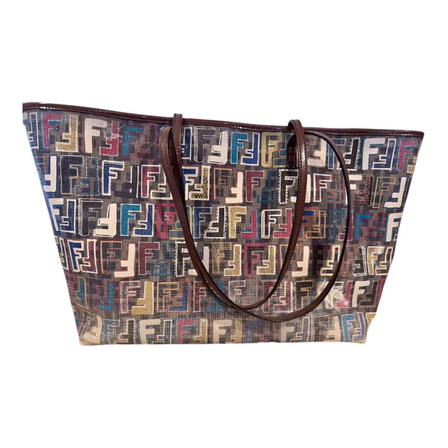 Fendi Multicolor Zucca Roll Tote Bag