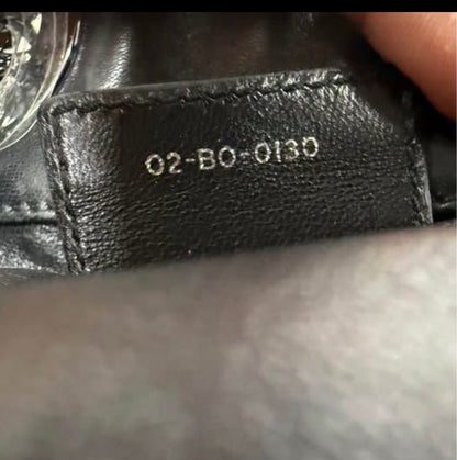 Christian Dior Chri Chri Cannage Leather Tote Bag
