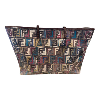 Fendi Multicolor Zucca Roll Tote Bag