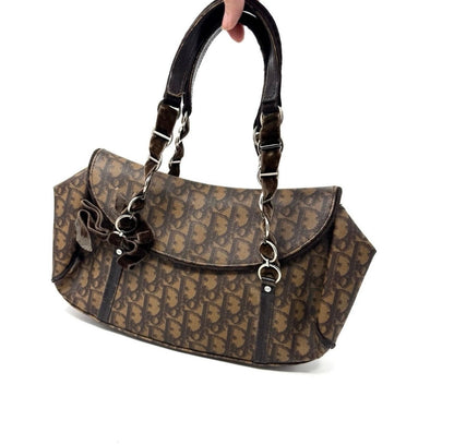 Christian Dior Trotter Monogram Shoulder Bag (Galliano Era)