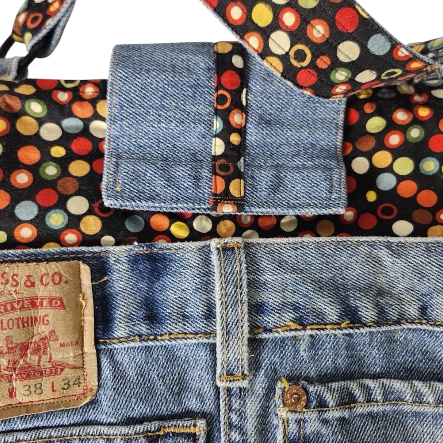 Denim Dolls One-of-One Reworked Levi’s 505 Tote Bag
