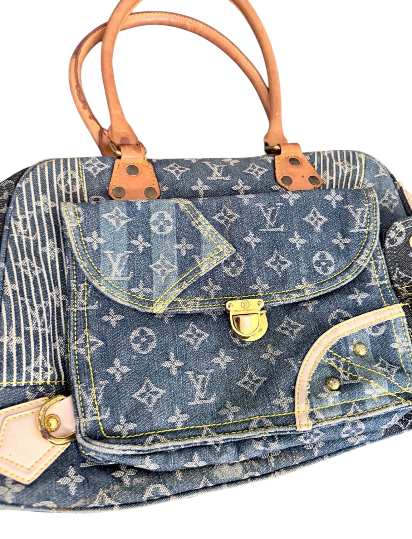 Louis Vuitton Denim Monogram Shoulder Bag
