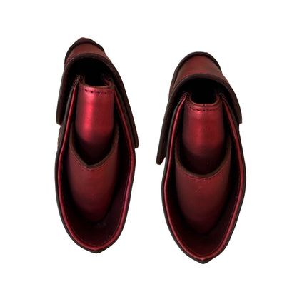 Limited Edition Fendi Metallic Red Clutch