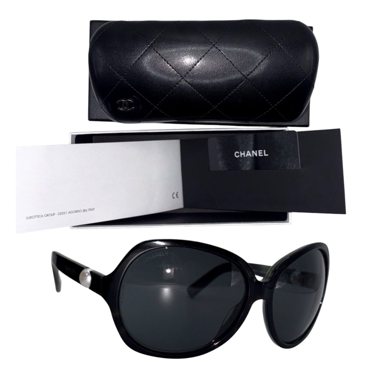 Chanel Pearl Accent Sunglasses