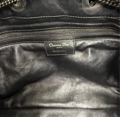 Christian Dior Chri Chri Cannage Leather Tote Bag