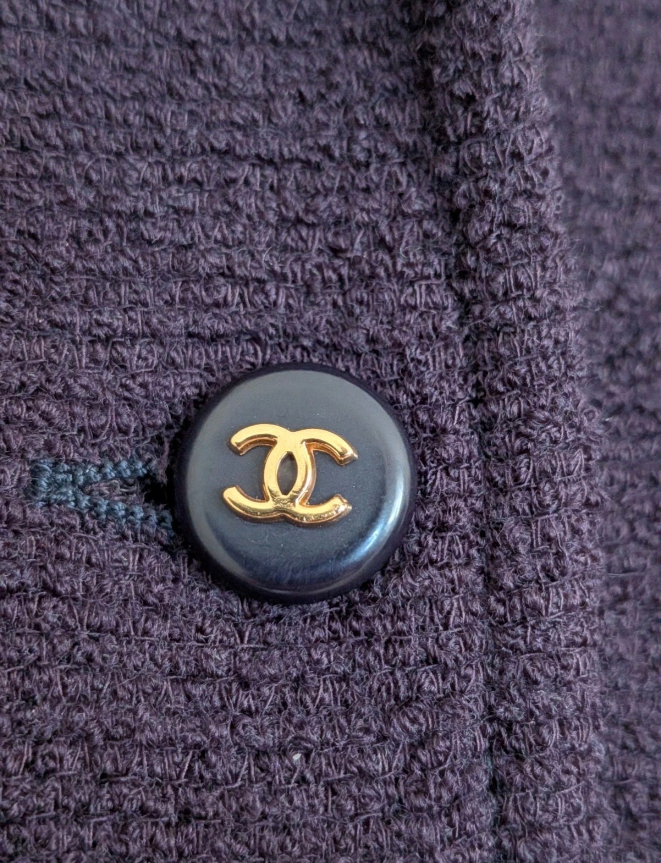 Vintage Chanel Fall 1995 Runway Tweed CC Dress – Iconic Karl Lagerfeld Era