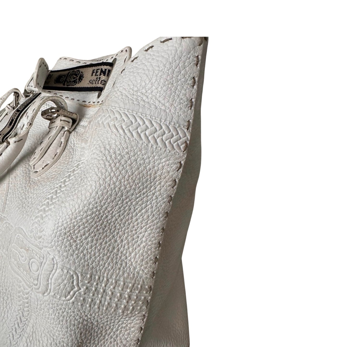 Fendi White Classic Handbag