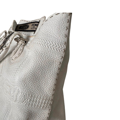 Fendi White Classic Handbag