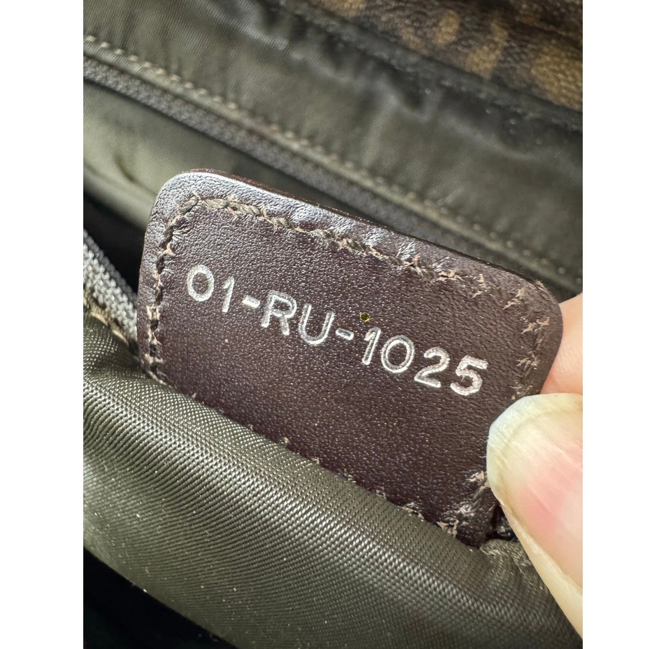 Christian Dior Trotter Monogram Shoulder Bag (Galliano Era)