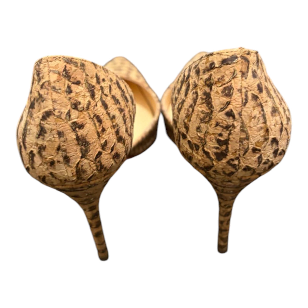 Christian Louboutin Cork Pointed-Toe D’Orsay Pumps