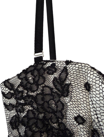 Dolce & Gabbana Black Lace Mini Dress