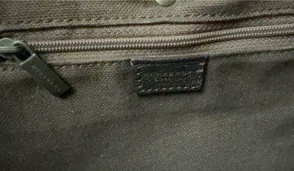 Vintage Burberry Nova Check Canvas Leather Tote Bag