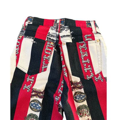 Rare Versace Jeans Couture Rock & Royalty Print Jeans
