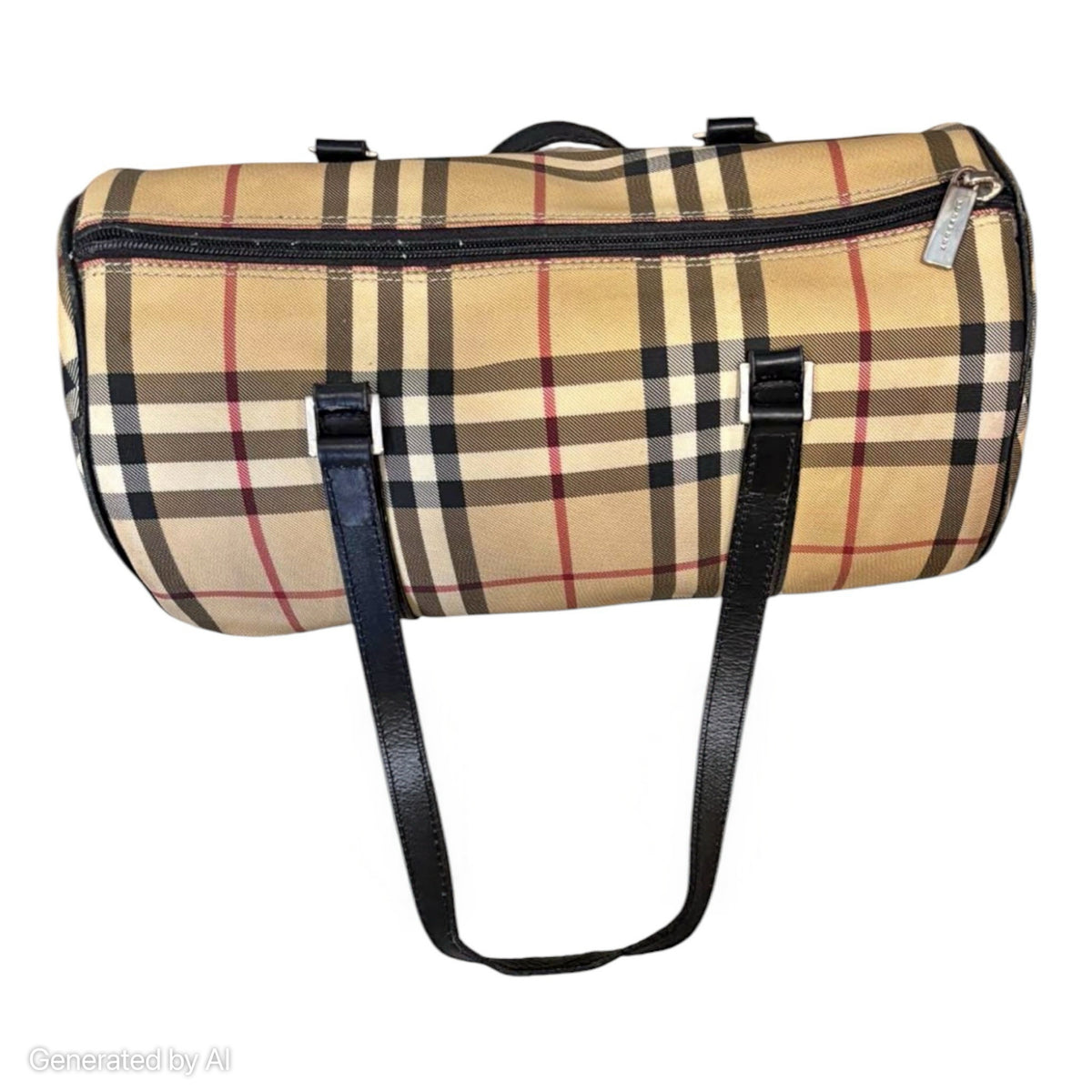 Burberry Nova Check Barrel Bag