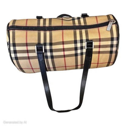 Burberry Nova Check Barrel Bag