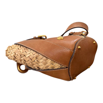 Dolce & Gabbana Raffia & Leather Resort Tote