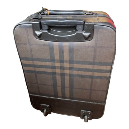 Burberry Haymarket Check Rolling Carry-On Suitcase