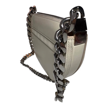 Burberry White Leather Chain Shoulder Bag