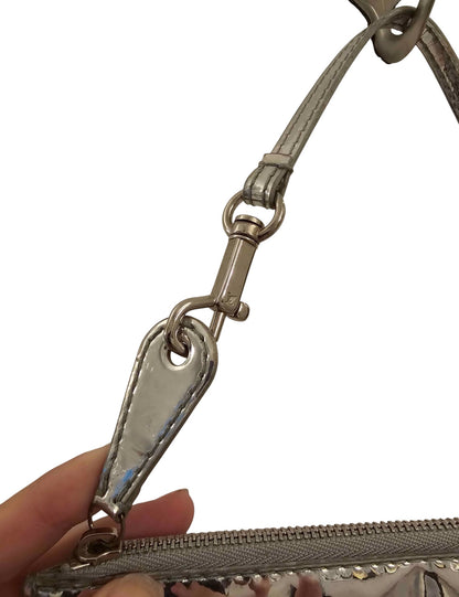 Louis Vuitton Silver Miroir Pochette Bag