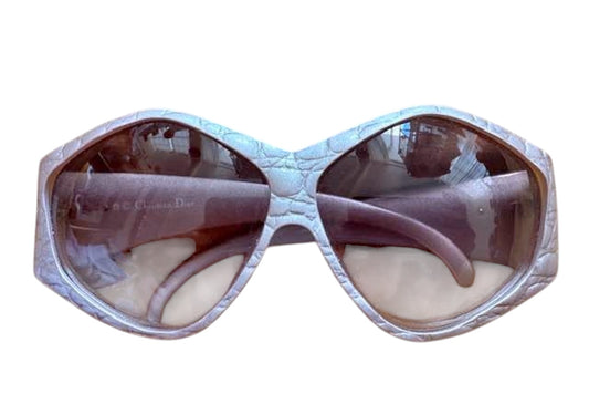 Christian Dior Oversized Sunglasses – White Frame