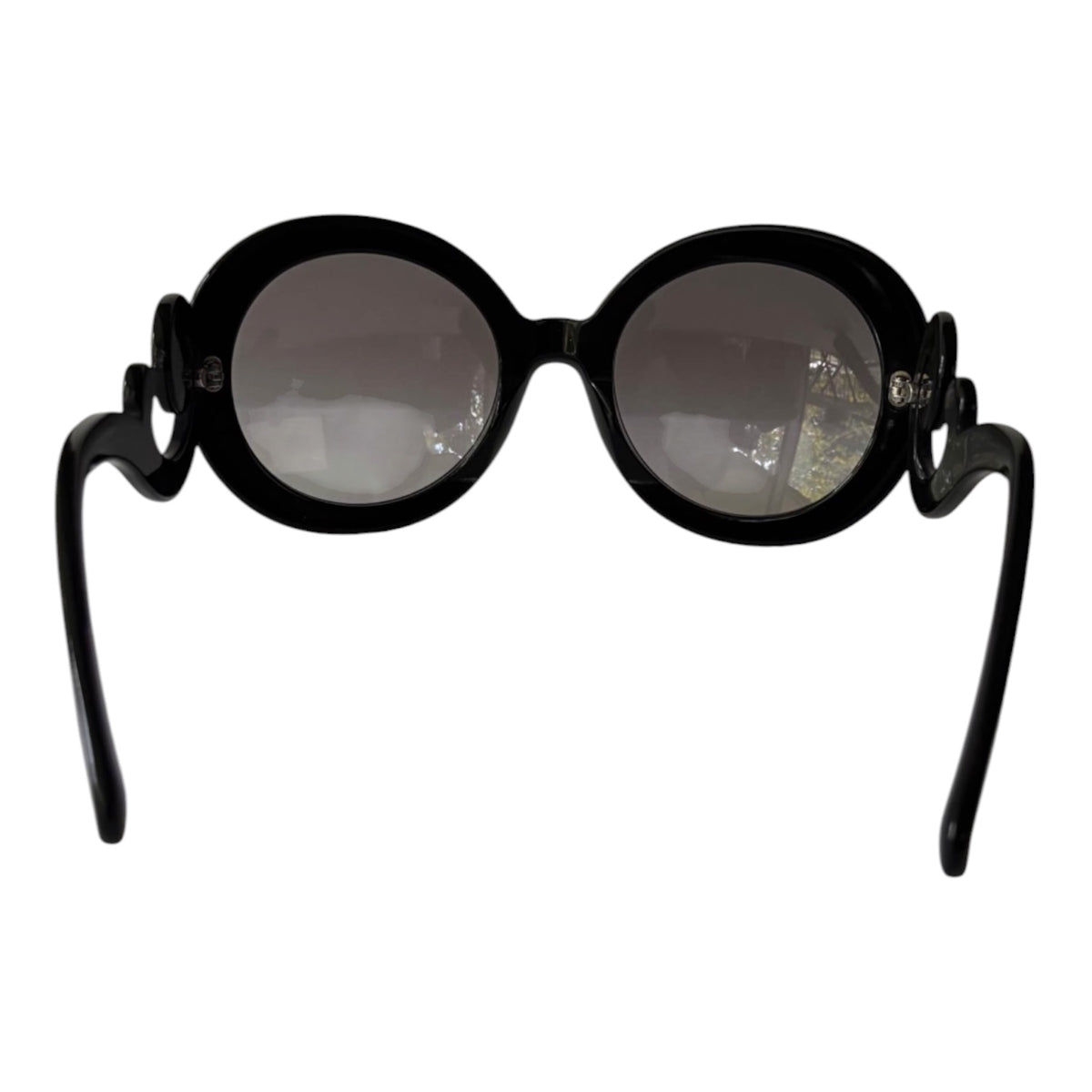 Prada Minimal Baroque Black Swirl Sunglasses SPR27N